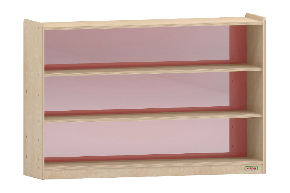 masterkidz 彩色透視耐刮背板三層櫃 (120L)